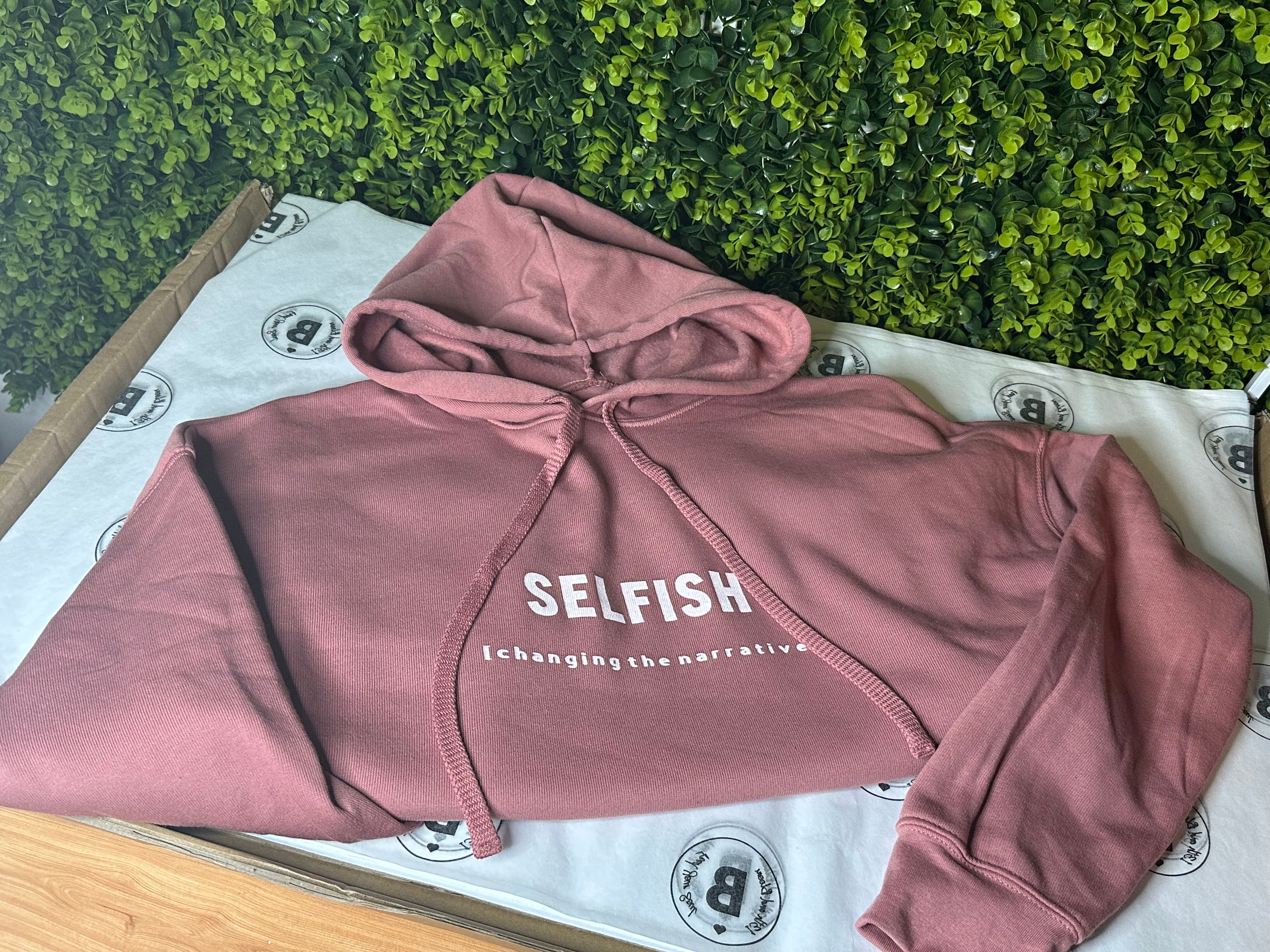 Selfish Hoodie - Mauve