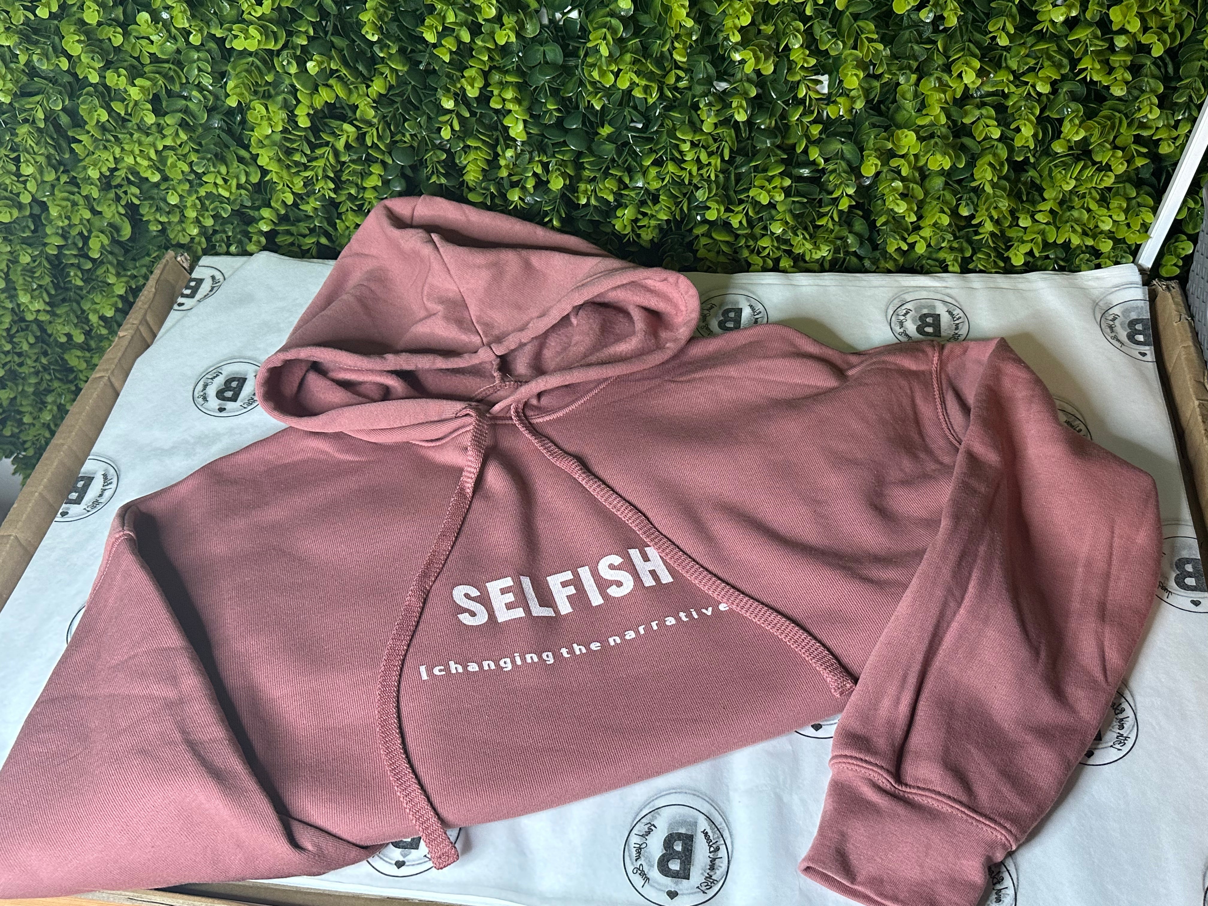 Selfish Hoodie - Mauve